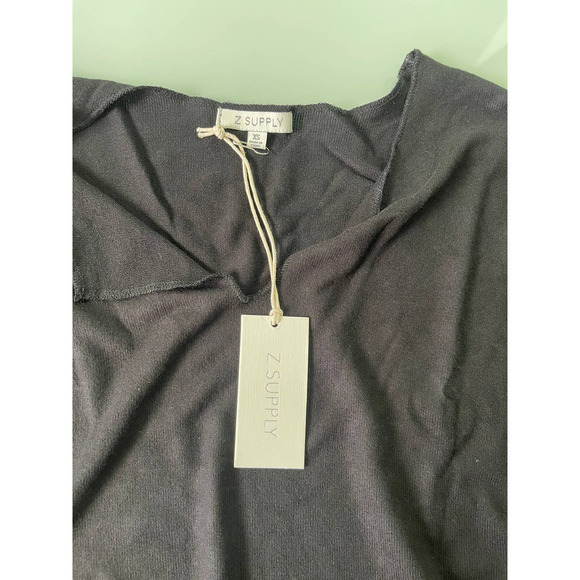 Z Supply Alpine Marled Pullover in Black Size XS - Picture 6 of 10